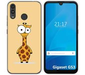 Funda Silicona para Gigaset GS3 diseño Jirafa Dibujos