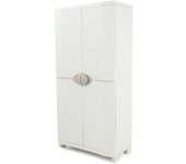Armario Escobero 90 cm Space Saver Plastiken Beige