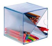 Organizador Archivo 2000 Poliestireno Azul 15 x 15 x 15 cm