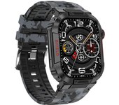 Reloj inteligente popular con llamadas, podómetro, monitorización de la frecuencia cardíaca y la presión arterial, reloj multifunción para deportes al aire libre.