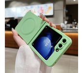 Official Liquid Silicone Matte Armor For Magsafe Magnetic Case For Samsung Z Flip ZFlip 6 5 4 3 ZFLIP6 Wireless Charging Funda
