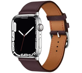 Leather Watch band for Apple Watch Straps 46mm 44mm 41mm 45mm 38-42mm 40mm 49mm bracelet iWatch series 10-Ultra 9-8-7-SE-6-5-4-3