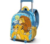 Mochila 3D El Rey León Pequeña, con Ruedas, Trolley 3D El Rey León, Licencia 100% Oficial, 30 x 25 x 10 cm, Karactermania - Kiglam