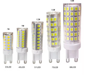 10Pcs G9 LED Lamp 7W 9W 12W 15W 18W AC110V 220V LED Bulb SMD 2835 LED G9 Light Replace 30/40W Halogen Lamp Light For Home Useful