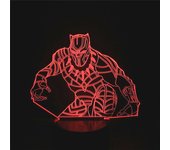 Anime The Avengers Infinity War 3D LED Nightlights Spiderman Ironman Hulk Thor Lamp Colorful Changing Night Lights Table Lampara
