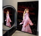 1PC Singer T-Taylor Swift Poster Self-adhesive Art Waterproof Paper Sticker Coffee House Bar Room Wall Decor