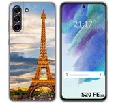 Funda Silicona para Samsung Galaxy S21 FE 5G diseño Paris Dibujos