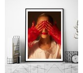 Grande Eternal Sunshine A-Ariana Singer Poster Gallery Prints Self Adhesive Home Decor Decoration Wall Decals Living Room