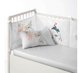 Protector de Cuna Cool Kids Wild And Free (60 x 60 x 60 + 40 cm)