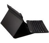 Funda universal gripcase silver ht para tablet 9 - 10pulgadas + teclado bluetooth negro