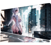 1pc 2B Nie RAutomata Anime Game Pad Mouse Mat Desk Mat With Pad Gaming Accessories Prime Gaming XXL