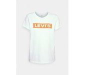 Levi's Camiseta Básica con Logo para Mujer, Color Blanco, 100% Algodón, Diseño Casual y Urbano.