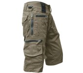 Summer Waterproof Quick Dry Multi-pocket Shorts Men Cargo Shorts Tactical Short Pants Men's Outdoor Clothes Hunting Fishing