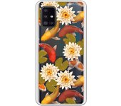 Funda original compatible con Samsung Galaxy A51 5G - Patron peces y flores