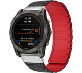 26mm Magnetic Silicone Strap for Garmin Fenix 7X 7 Pro Fenix 6X 6 5X 5Plus Tactix 7 Forerunner 965 955 Enduro 2 Solo Loop Band