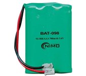 Batería Recargable NI-MH 3.6V 700mah para Teléfono Inalámbrico Nimo