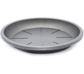 CABLEPELADO Plato Maceta 45 cm - Plato plastico 45 cm macetas 36cm de Base - PP Alta Resistencia - Compatible con macetas de máximo 36cm de Base - Negro