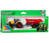 Tractor granja con remolque. Escala 1:50 - Modelos surtidos (Molto 24810)