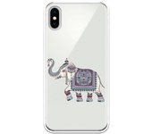 Funda compatible con iPhone X - XS - Elefante mandala