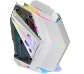 Mars Gaming MC-TITAN, Caja Gaming RGB XXL ATX, Doble Tira LED e Iluminación Frontal ARGB, Hub Iluminación + Mando a Distancia, Compatible con Placas Base ARGB, Soporte Refrigeración Líquida, Caja Gaming Negro o Blanco