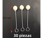 10/30pcs Leather Wool Balls Painting Brush Assisted Dyeing Leather Dauber Tool Leather Dyeing Brush Sponge Paint Brush