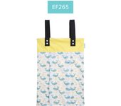 HappyFlute New 40*55cm PUL Waterproof Baby Snap Hanging Carrier Travel Sports Clothing Storage Bag Double Pocket Diaper Wet Bag