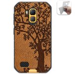 Tumundosmartphone Funda Gel Tpu para Ulefone Armor X7 / X7 Pro diseño Cuero 03 Dibujos