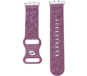 Prints Design Strap for Samsung Galaxy Fit 3 Watch Band Silicone Engraving Bracelet for Samsung Galaxy Fit3 Floral Wristband