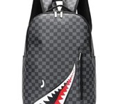 Mochila Leisure Shark de gran capacidad para hombre, ideal para viajes al campus (C1, grande)