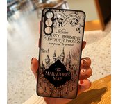 P-Potters Dark Ring Magic For Samsung S23 S22 S21 Ultra S20 FE S10 Plus Lite 4G 5G Frosted Translucent Phone Case Cover