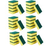 30PCS Dishwashing Sponge Kitchen Nano Emery Magic Clean Rub Pot Rust Focal Stains Sponge Removing Kit Cleaning Brush Sponges