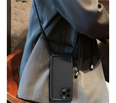 Steel lens protecting messenger rope mobile phone case suitable For iPhone 16 15 14 13 12 11 Pro XS XR protective cover