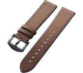 20mm 22mm Leather Silicone Strap for Samsung Galaxy Watch 7/6/5/4 40 44mm Gear Band Vintage Bracelet for Xiaomi Redmi Smartwatch