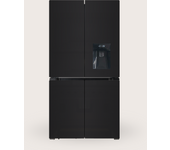 EVVO Frigorífico 4 puertas F100 Glass, Motor Inverter, Total No Frost, 321l + 169l, Dispensador de agua