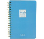 Agenda Escolar 2024-2025 - Agenda Escolar desde Septiembre 2024 a junio 2025- Diseño en portado semana vista  ,tamaño 15 X 21CM ,tapa carton dura ,Encuadernación espiral, ,papelería bonita. 4 COLORES  para elegir .