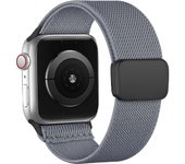 Magnetic Loop For Apple Watch Band 40mm 44mm 45mm 49mm 41mm 38mm Scrunchie Nylon bracelet iwatch ultra 2 Series 9 3 7 8 se strap