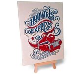 Cartel Poster Azulejo Hogwarts Express Harry Potter Cerámico 15x20 cm Stamina Tripode No Incluido