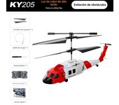ky205 RC Helicopter HD Dual Camera Drone 360° Total Obstacle Avoidance Drone with Camera Aerial Equipment Gravity Sensing Dron
