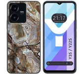 Funda Silicona para Vivo Y35 / Y22s diseño Mármol 14 Dibujos