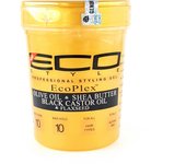 ECO STYLER ECOPLEX OLIVE OIL - SHEA BUTTER -  BLACK CASTOR OIL FLAXSEED 946ml.32oz. Max. Hold 10 Alcohol Free