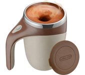 380mL Self Stirring Mug with Lid Automatic Magnetic Stirring Coffee Cup Electric Stainless Steel Self Mixing Coffee Cup