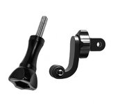 Universal 360° Vertical Bracket Adapter For GoPro 12/11/10/9 SJCAM Motorcycle Helmet Chin Mount Holder Action Camera Accessories