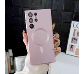 Luxury Matte Magnetic Case For Samsung S24 Ultra S23 S22 S21  Plus  Capa Magsafe Phone Cover