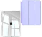 ZOYU for iPad 10.2 with Clear Hard Back Shell Case, For iPad 10 10.9 2022 Pro 11 12.9  mini 6 Air 4/5 Detachable Sliding Cover