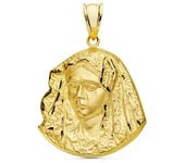 Inmaculada Romero - Colgante Virgen Esperanza Macarena de Sevilla Oro 18k 24 Mm