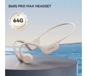 Sanag B60 Pro Bone Conduction Earphone IPX8 Wireless Open Headset Bluetooth 5.3 Swimming Bluetooth Headphones 64GB MP3 Earbuds