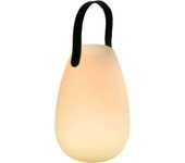 SOMY Lámpara de escritorio LED para exteriores, recargable, 16 colores, lámpara de escritorio inalámbrica regulable con control remoto, 4 niveles regulables, IP44 a prueba de agua para dormitorio, jardín, patio (liso) [Clase de eficiencia energética