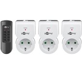 Pack 3x Enchufe inalambrico con control remoto  Blanco
