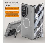 Magnetic Hinged Holder Cover For Samsung Galaxy Z Fold 6 Fold6 zfold6 Case With Tempered Glass Shockproof Cases Kickstand Fundas