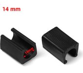 10Pcs Durable U Shaped Chair Leg Pad Useful Non-slip Tube Caps Anti-front Tilt Damper Stool Pipe Clamp Glides Floor Protector